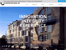 Tablet Screenshot of centrixbuilders.com
